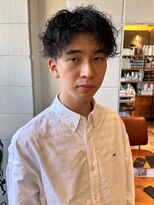 リンネ(Lin'ne)&nbsp;アップバング波巻きパーマ