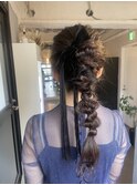 #結婚式ヘア#ヘアセット#アレンジ