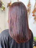 ヘアスタジオ ブリエ(HAIR STUDIO BRILLER) 2024 ナチュラルカール×ピンクカシス  髪質改善  暖色カラー