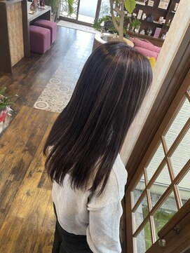 ビヨンド リンク(BEYOND L'INK) 脱白髪染めハイライトinナチュラルパープル