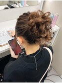 ルーズおだんごヘア / 心斎橋ヘアセット
