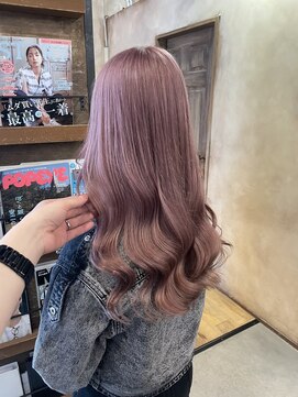 オーストヘアーベンヌ(Aust hair Bennu) ミルクティーピンク×ロング