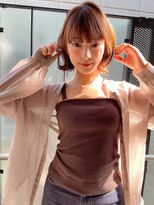 ネイロ 錦糸町(NeiRo)&nbsp;★レイヤーくびれボブカット外ハネ束感デジパアッシュグレージュ