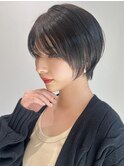 【つや髪ショート】艶ショート×ひし形ショートボブ×前髪あり