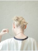 ホワイトベージュ/ケアブリーチ/ヘアアレンジ