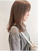 ブリーチなしミルクティーベージュカラー