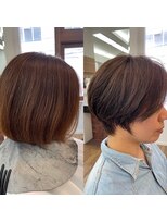 アメリ(Ameri)&nbsp;-Ameri-藤川☆ハンサムショート【浜町/ショート/ボブ/髪質改善】