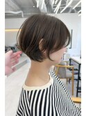 黒髪カタログ/ボブルフ/小顔に見せるヘア/ワンレン