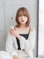 顔まわりにポイントを★レイヤーボブ[自由が丘/自由が丘駅]