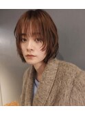 ブリーチなしで作るオレンジブラウン