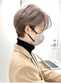 ショート・ボブ/白髪ぼかし/ハイライト/絶壁解消/30代/40代/50代