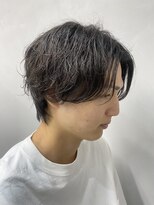 ニュアンスパーマ センターパート