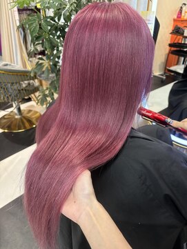 ルフレ 新宿本店2nd(Reflet) ピンクカラー＆プルエクステ！