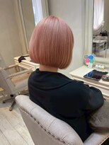 ナンバー ユアイロ 川崎(N° uairo)&nbsp;【山崎】大人ショートボブ/ピンク/ペールピンク/20代/小顔ボブ