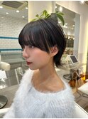 【大重】韓国ボブルフ/新宿/髪質改善/ショート/縮毛矯正/ウルフ