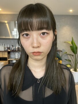 ジュール(JOULE'S) ミディアム/前髪/オリーブカラー