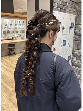 トキオ(TOKIO 2021) TOKIO ツイン編み下ろし ヘアセット