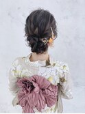 《浴衣ヘアセット》大人アップスタイル