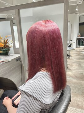 ブロッサム 保谷(Blossom) 透明感カラーダブルカラーブリーチピンクチェリーピンク