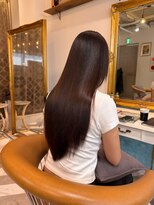 ロンドアベニール 北千住(Lond avenir)&nbsp;暗めカラー/ボブ顔周り/前髪/レイヤー/髪質改善/縮毛矯正/北千住