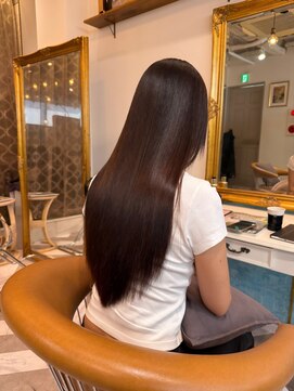 ロンドアベニール 北千住(Lond avenir) 暗めカラー/ボブ顔周り/前髪/レイヤー/髪質改善/縮毛矯正/北千住