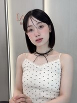 ロンドリゼル 札幌(Lond RiseL)&nbsp;◯ オリーブグレー/韓国/レイヤーカット/髪質改善/縮毛矯正/札幌