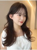 韓国風レイヤーカット髪質改善ダブルカラーハッシュカット
