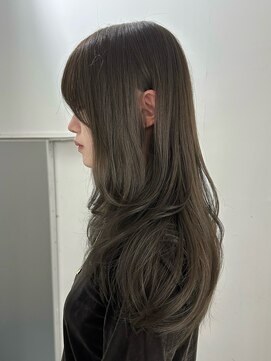 カシェル(cashel) オリーブグレージュ/ブリーチなしwカラー