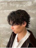 MEN'S HAIR/サーフカール/刈り上げセンターパート/伊勢崎
