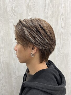 テーラヘアー 高座渋谷店(TELA HAIR) メンズウルフ×ハイライトカラー