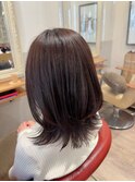 伸ばしかけでも変化が欲しい！くびれミディ/レイヤーカット