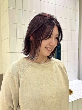 ルーイ(LOUIE) ・・・layer bob × red color・・・