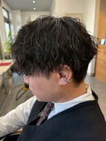 フゥ 宇都宮戸祭(FeU)&nbsp;宇都宮メンズカットメンズパーマ波巻きスパイラルパーマツイスパ