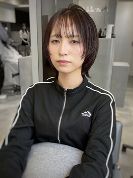 ユーフォリア 新宿通り(Euphoria) 【Euphoria erina】ショートウルフ×ラベンダーブラウン