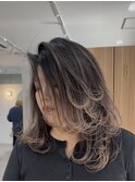 バレイヤージュ/レイヤーカット30代/40代