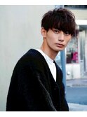 ニュアンスパーマ/センターパート/波巻きツイストスパイラル渋谷