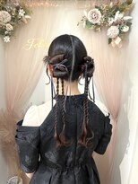 フェリーチェ(Felice)&nbsp;ツイン　タイトヘア　カチモリ　リボン　推し活ヘア