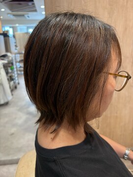 エヌアンドエー せんげん台店(N&A) 乾かすだけでまとまる丸みショートボブ