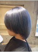 ハスキーグレー×ハイライトライトグレー