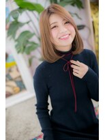 ミック 日暮里店(miq)&nbsp;伸ばしかけバングもOK☆ナチュラルボブ