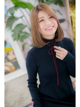 ミック 日暮里店(miq) 伸ばしかけバングもOK☆ナチュラルボブ