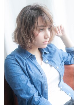 美容室 アモール(amor) 細い髪質対策　ボリュームウェーブパーマ