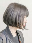 丸みボブ×美シルエット