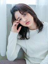 シュシュ(chouchou)&nbsp;大人かわいいxアッシュブラウン　斜めバング