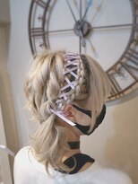 ヘアセットサロン ミント(Hair set salon MINT)&nbsp;布リボンツインテール