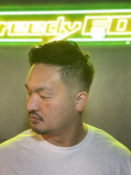 グリーディーフォックス 代々木(Greedy FOX) かき上げヘア/サイドパート/韓国マッシュ/フェードカット/代々木