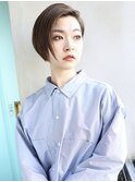 天神【BIRTH】サイドパート×かきあげ束感ショート