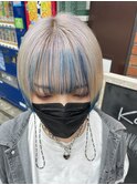 【2bleach】【原宿系】ホワイトカラー×ペールブルー