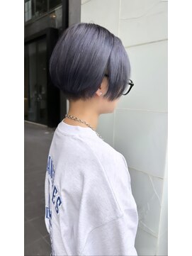 ロンド レア 天神大名店(Lond Le’a) ダブルカラーラベンダーグレーケアブリーチハイトーン韓国ブルベ