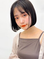 ソア 渋谷(soar)&nbsp;20代30代40代/小顔切りっぱなしボブ/縮毛矯正ストレートパーマ